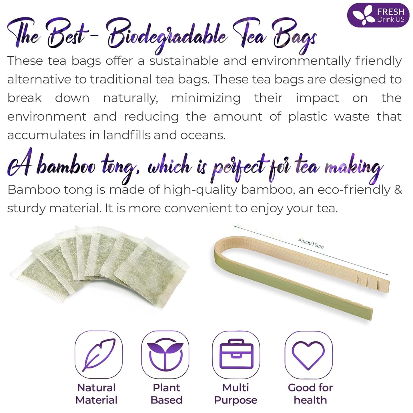 Premium Lavender Mint Tea Bags - 100% Natural Herbal Blend