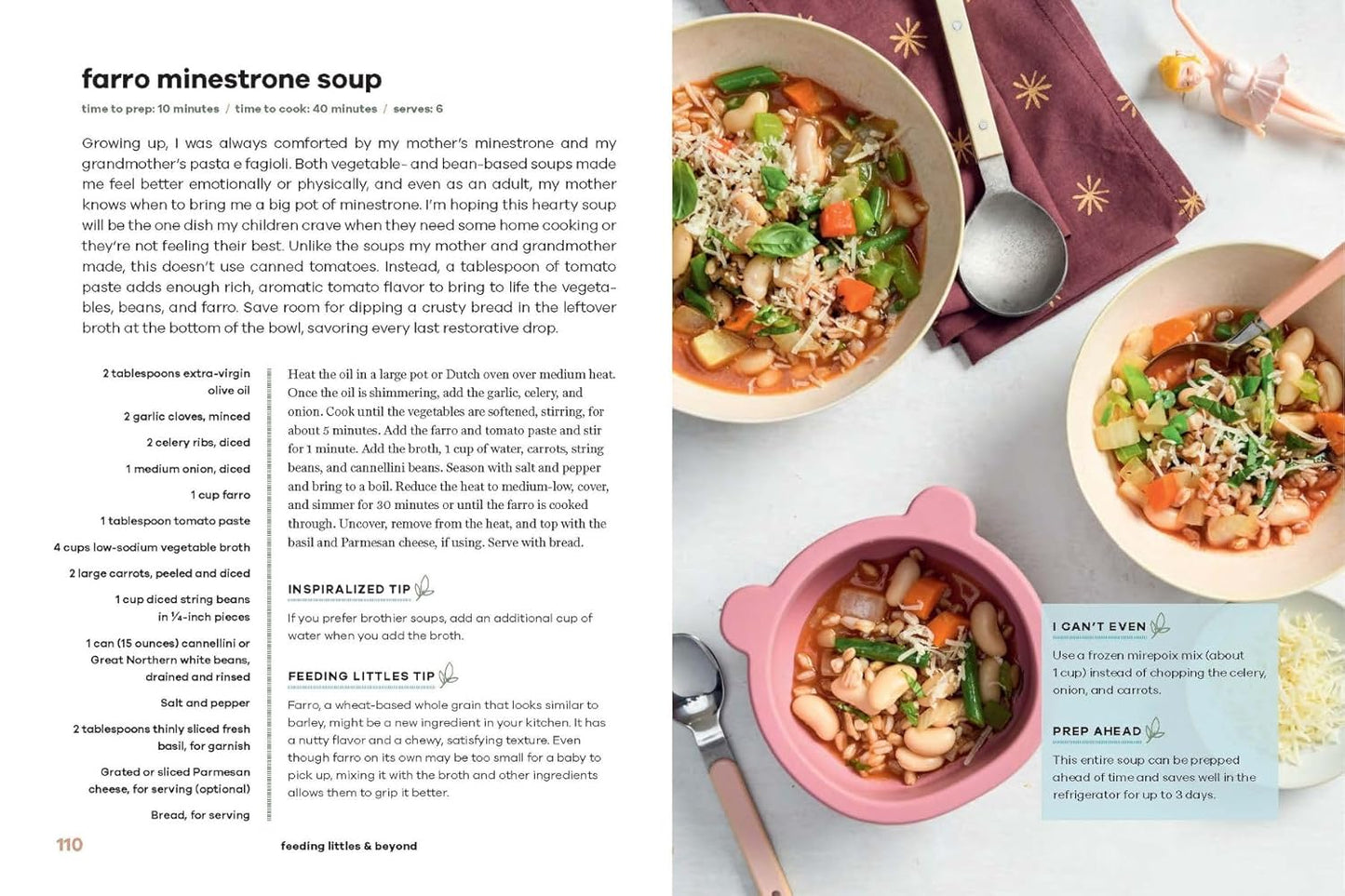 Feeding Littles and Beyond: Family-Friendly Recipes (Spiral Bound)