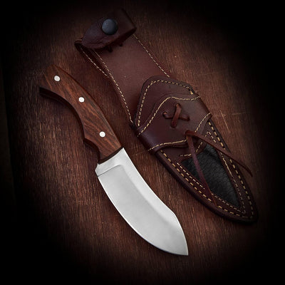 TimberStrike Tactical Survival Knife – 9-Inch O1 Steel Blade with Elegant Walnut Handle - Korvel