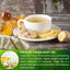 Bolsitas de té de jengibre premium, 100 % natural y puro, hechas de raíces de jengibre. Té de jengibre, infusión de jengibre. Sin azúcar, sin cafeína, sin gluten, vegano. 