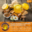 Thé en sachets premium de curcuma, gingembre, cannelle et camomille