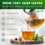 Premium Sage Leaf Tea Bags - 100% Natural Herbal Infusion