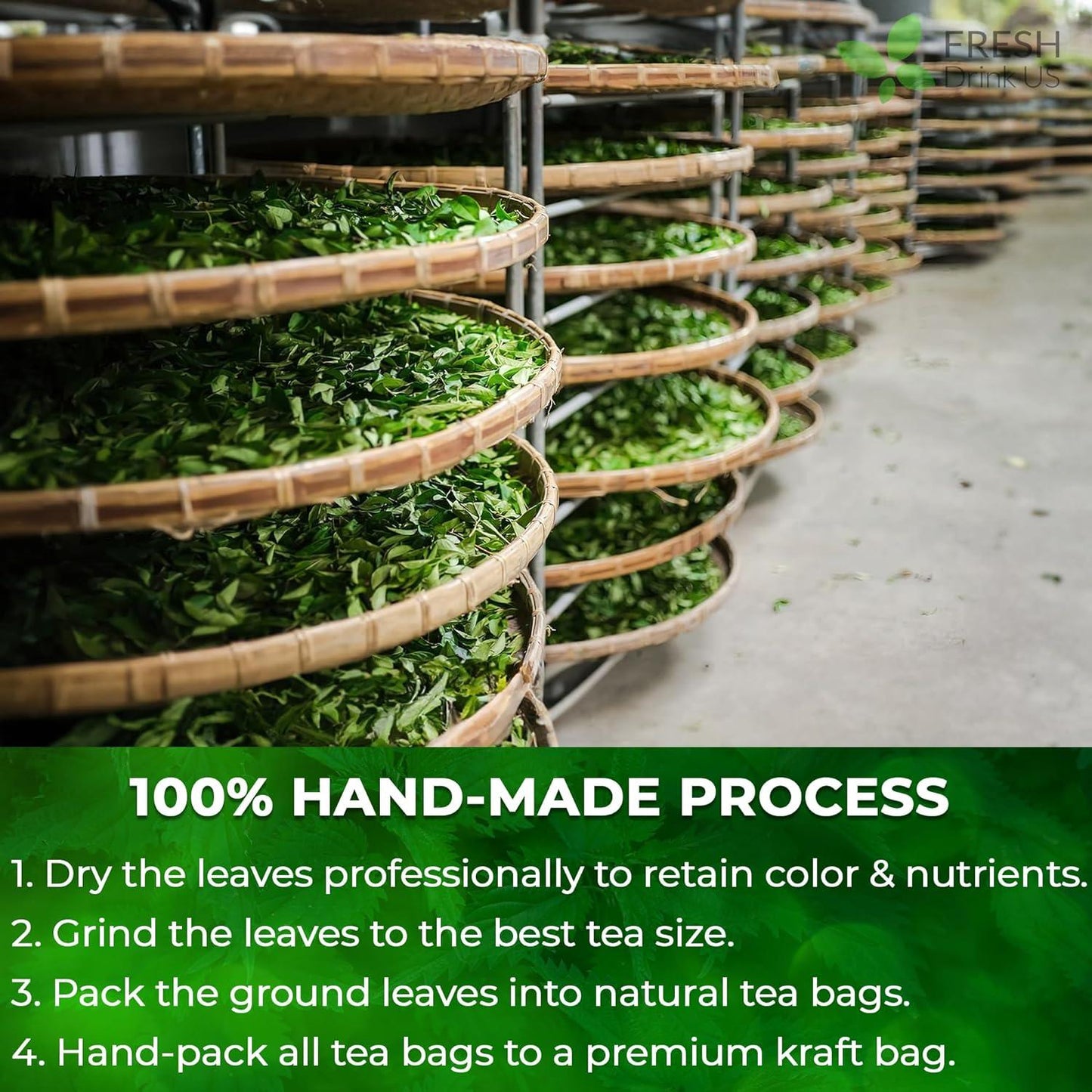 Premium Nettle Leaf Tea Bags - 100% Natural & Pure