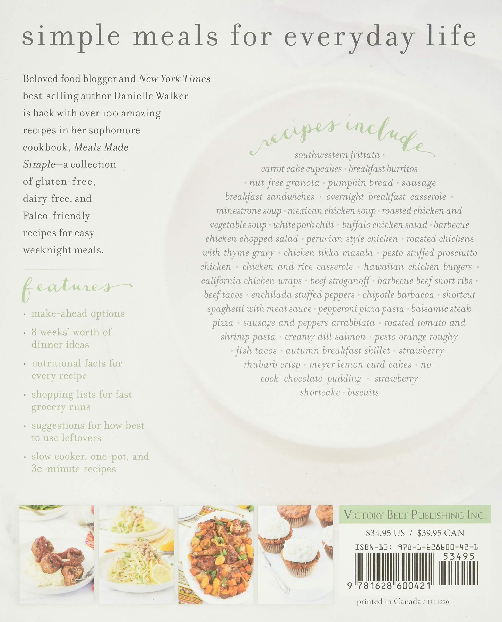Danielle Walker's Against All Grain: Simple Gluten-Free, Dairy-Free, and Paleo Meals for Every Day - Korvel