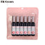 Set de Brillo de Labios Mate Fit Colors Botella de Vino Rojo - 6 Pcs