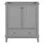 30-Inch Gray Bathroom Vanity Base Only