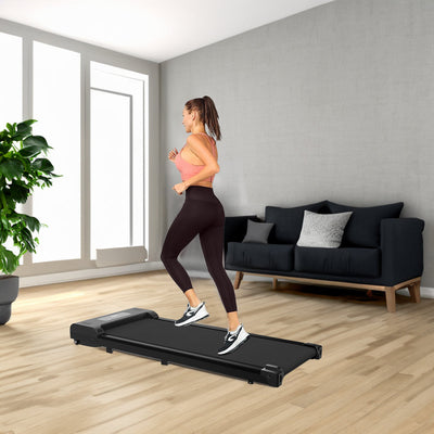 Undertable treadmill, walking mat, portable jogger with remote LED display (265 pounds) - Korvel