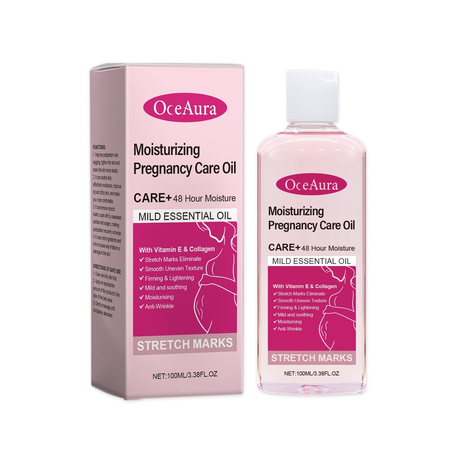 Skin Care Oil Moisturizes Postpartum Skin Fine Lines And Enhances Elasticity With A Moisturizing Cream For The Body - Korvel