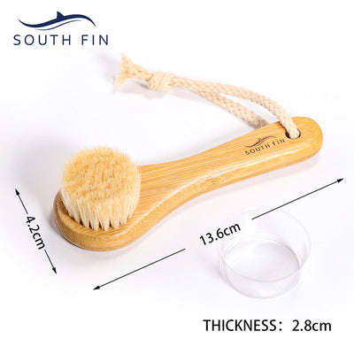 Face Brush Nanzhu Bamboo Facial Cleansing Massage Care Brush - Korvel