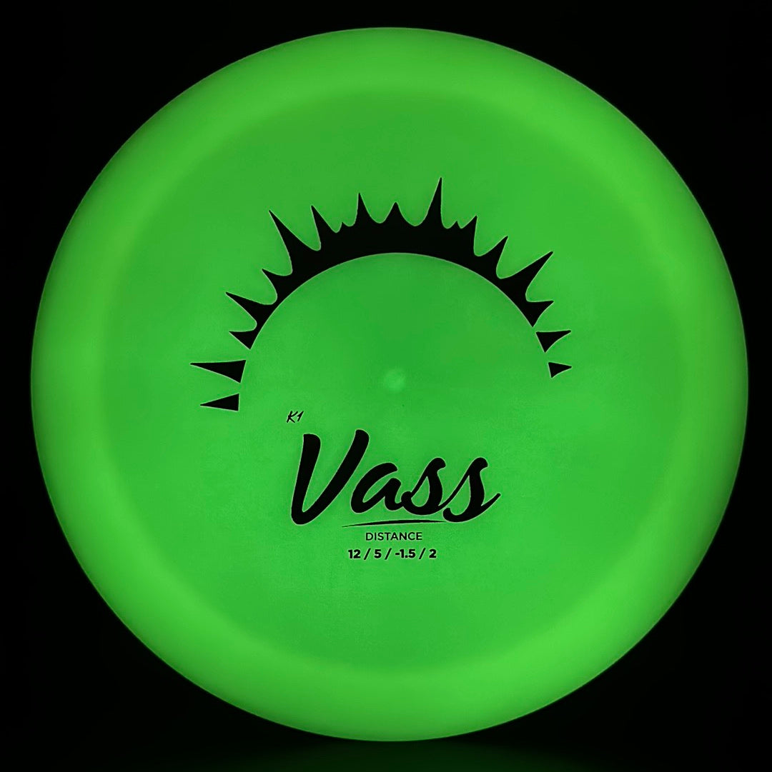 K1 Glow Vass - Primer Lanzamiento Disco de Golf