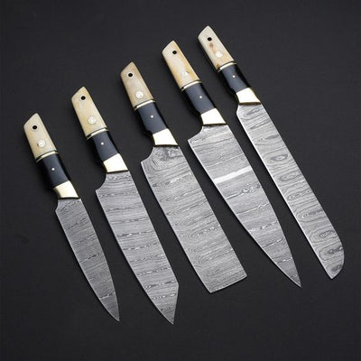 Premium Damascus Steel Kitchen Knife Collection - Korvel