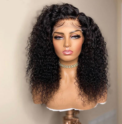 European And American Wigs African Small Volume Women's Chemical Fiber Front Lace Wig - Korvel