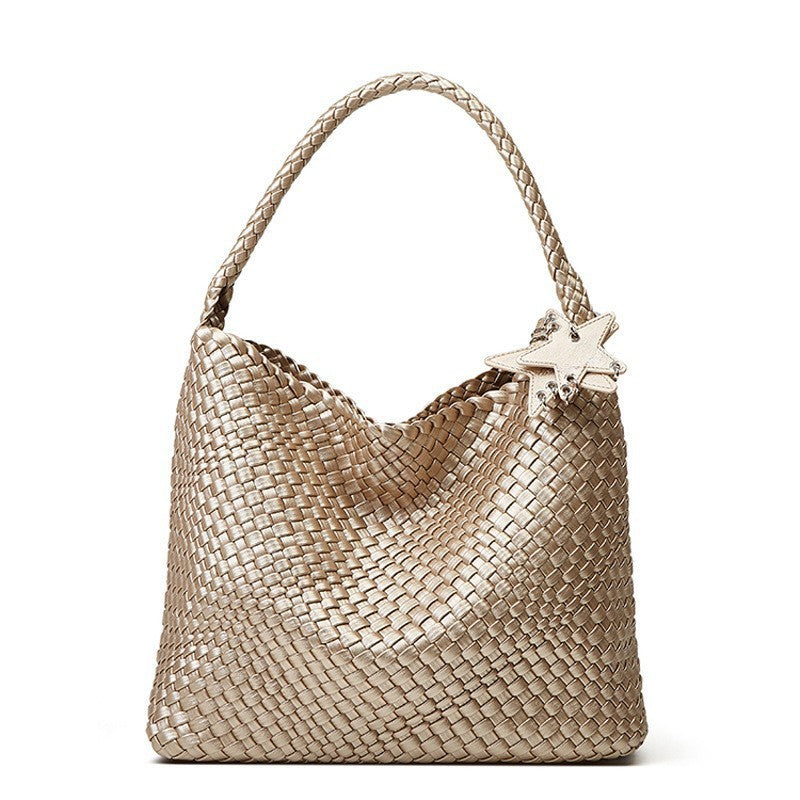 Premium Hand-woven Shopper Bag with Large Capacity