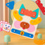 Wooden Creative Animal Puzzle Building Blocks Fun Face Changing 3D Puzzle Fun Kindergarten Puzzle Toy - Korvel