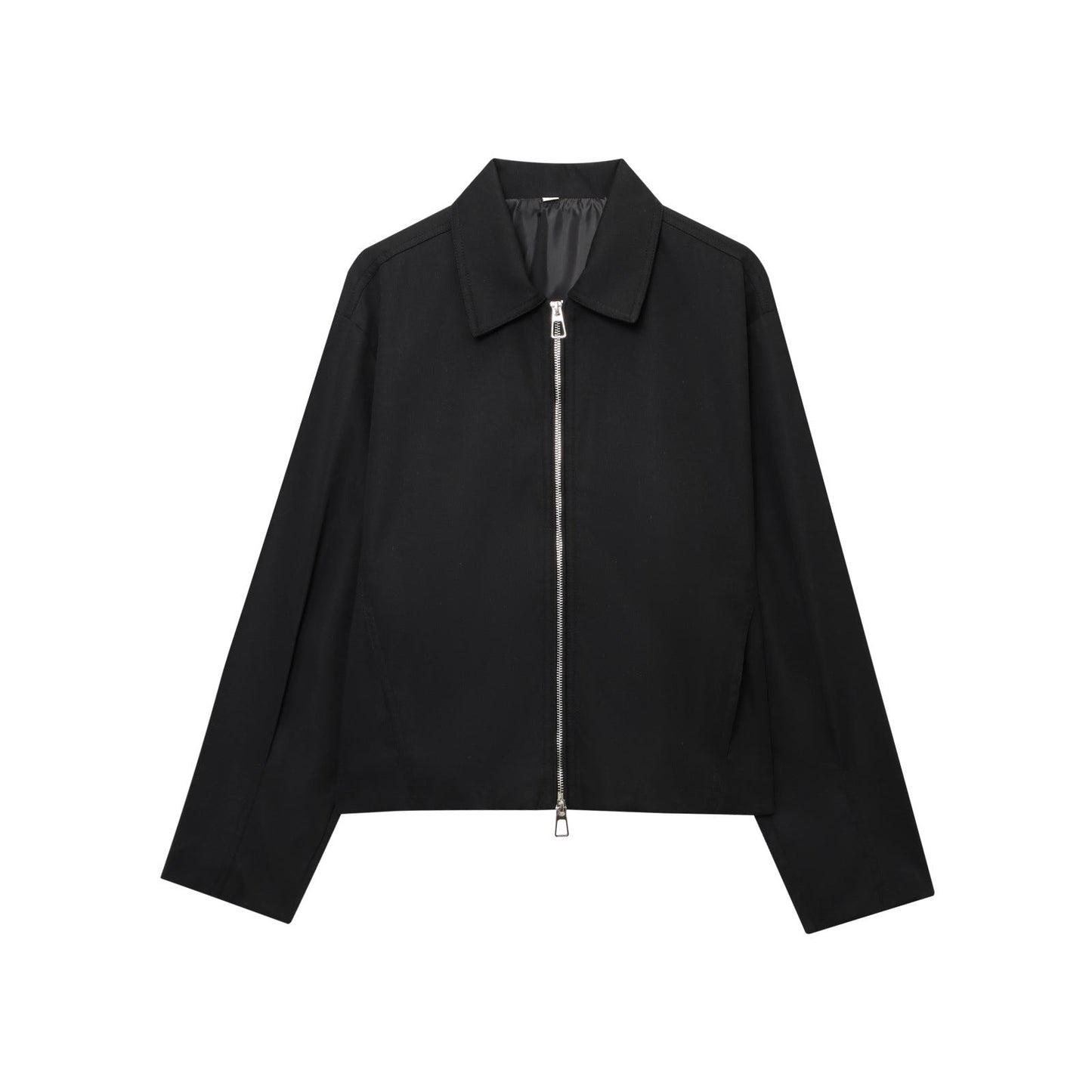 Veste de baseball zippée à revers européenne et américaine élégante