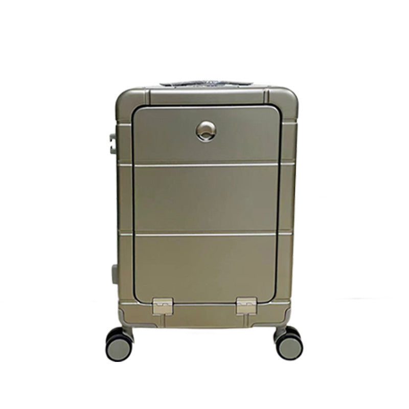 Valise à roulettes de 20 pouces avec ouverture frontale et séparation sèche/humide
