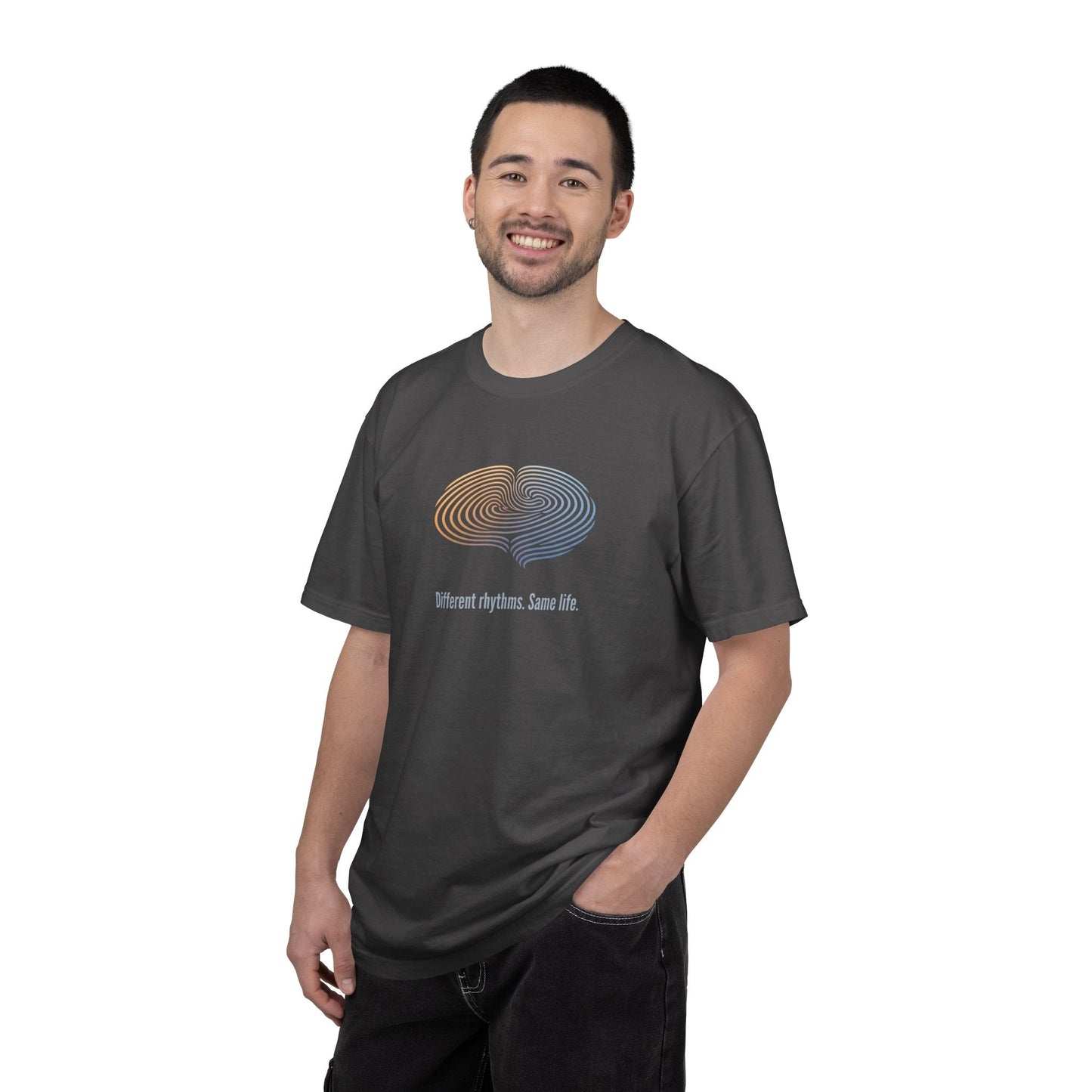 Different Rhythms. Same Life. Unisex T-Shirt