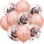 Moon Castle Party Celebrates Latex Balloon Transparent Paper Shard Glitter Balloon Set - Korvel