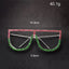 Hot tassel glasses frame no lens rhinestone glasses frame personality accessories female - Korvel