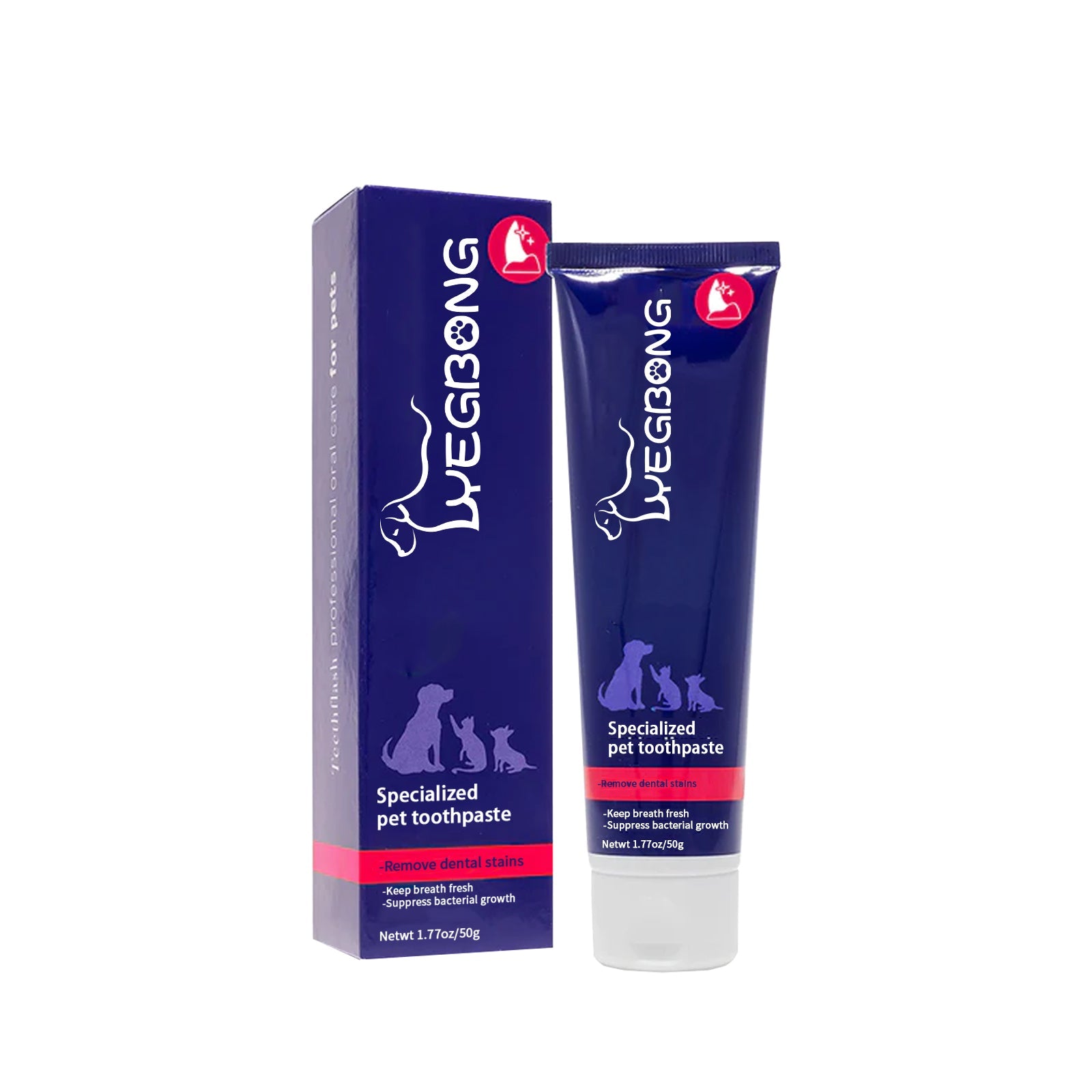 Pet Mouth Cleaning Cream, Cats And Dogs Clean Bad Breath Tartar Stains White Teeth Cream - Korvel