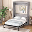 Full Size Murphy Bed, can be Folded into a Cabinet Gray - Korvel