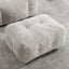 Sillón Puff Esponjoso con Espuma Viscoelástica y Otomana