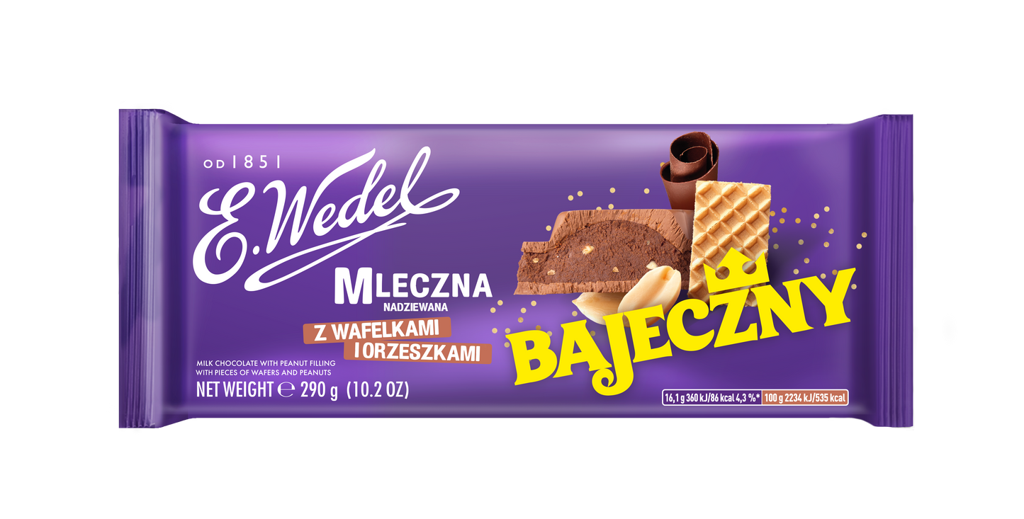 Chocolat au lait WEDEL avec garniture Bajeczny - XLARGE 290g