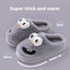 Cozy Cartoon Big Eye Dog Cotton Slippers for Women