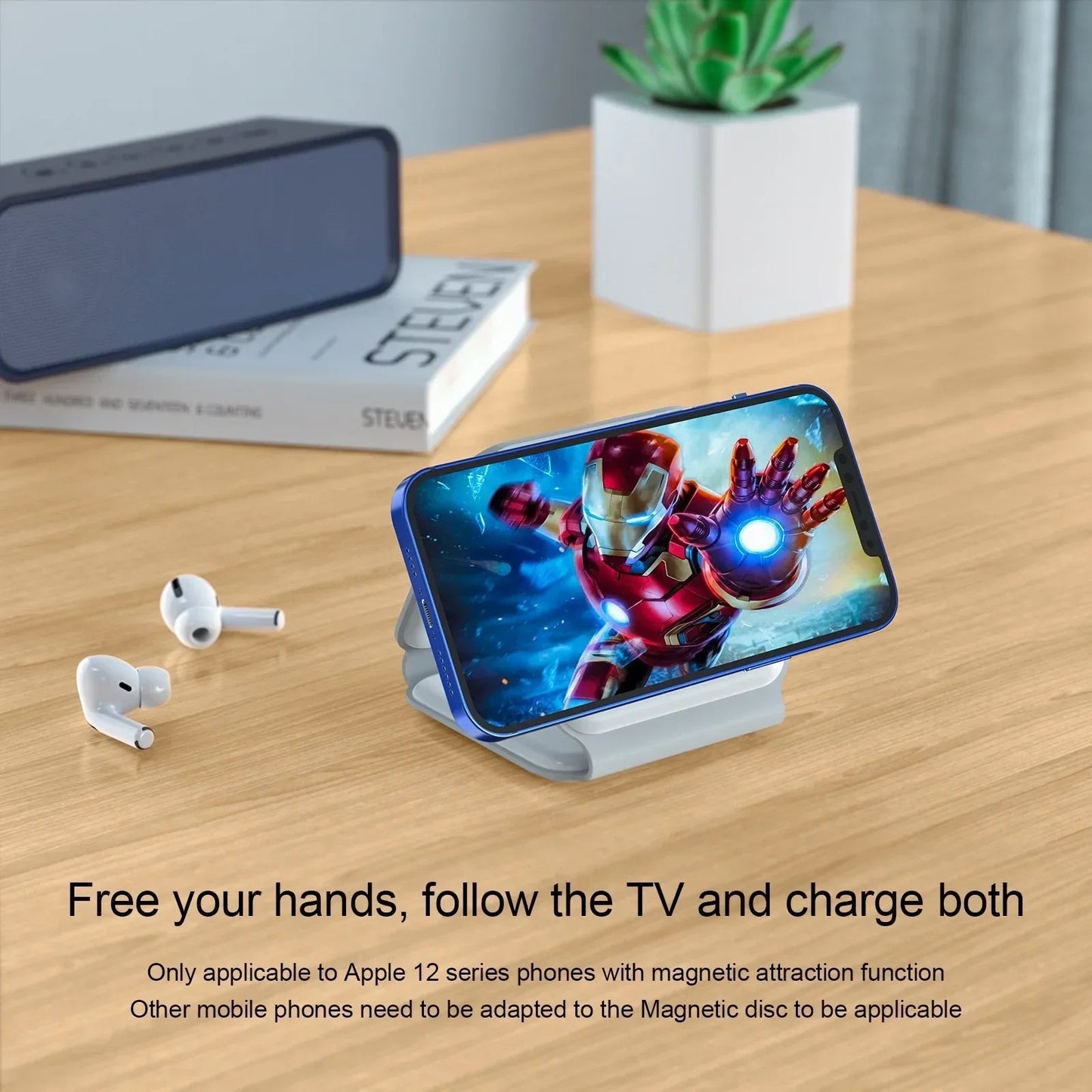 3-in-1 Magnetic Folding Wireless Charger for Devices