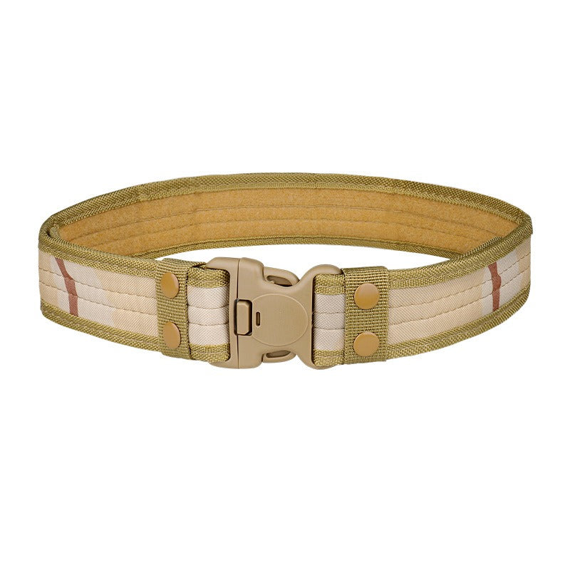5.0 Oxford Cloth Tactical Belt Velcro Wrapped Outdoor Canvas Belt - Korvel