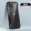 New Transparent Back Panel Protective Case Is Suitable For iPhone 13 Pro Promax Mini Metal Airbag Anti-Drop Mobile Phone Case - Korvel