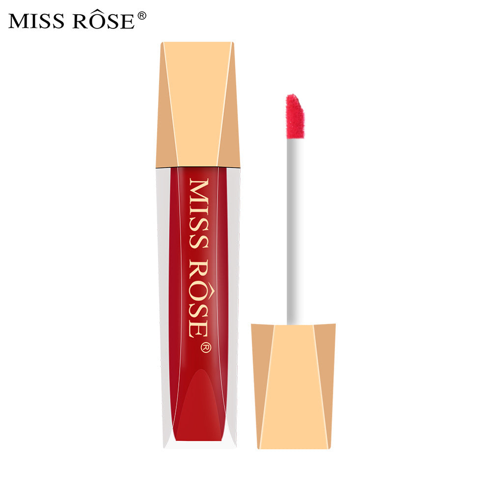 Velvet Matte Pearlescent Lip Gloss - Non-Fading & Non-Stick