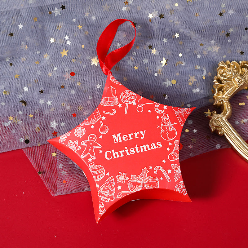 Christmas candy packaging box, Christmas gift box, new pentagonal star gift packaging box - Korvel