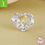 Silver Charm Ginkgo Leaf Splicing Love DIY Bracelet Beads Loose Beads Romantic Autumn Leaves s925 Pure Silver Beads - Korvel