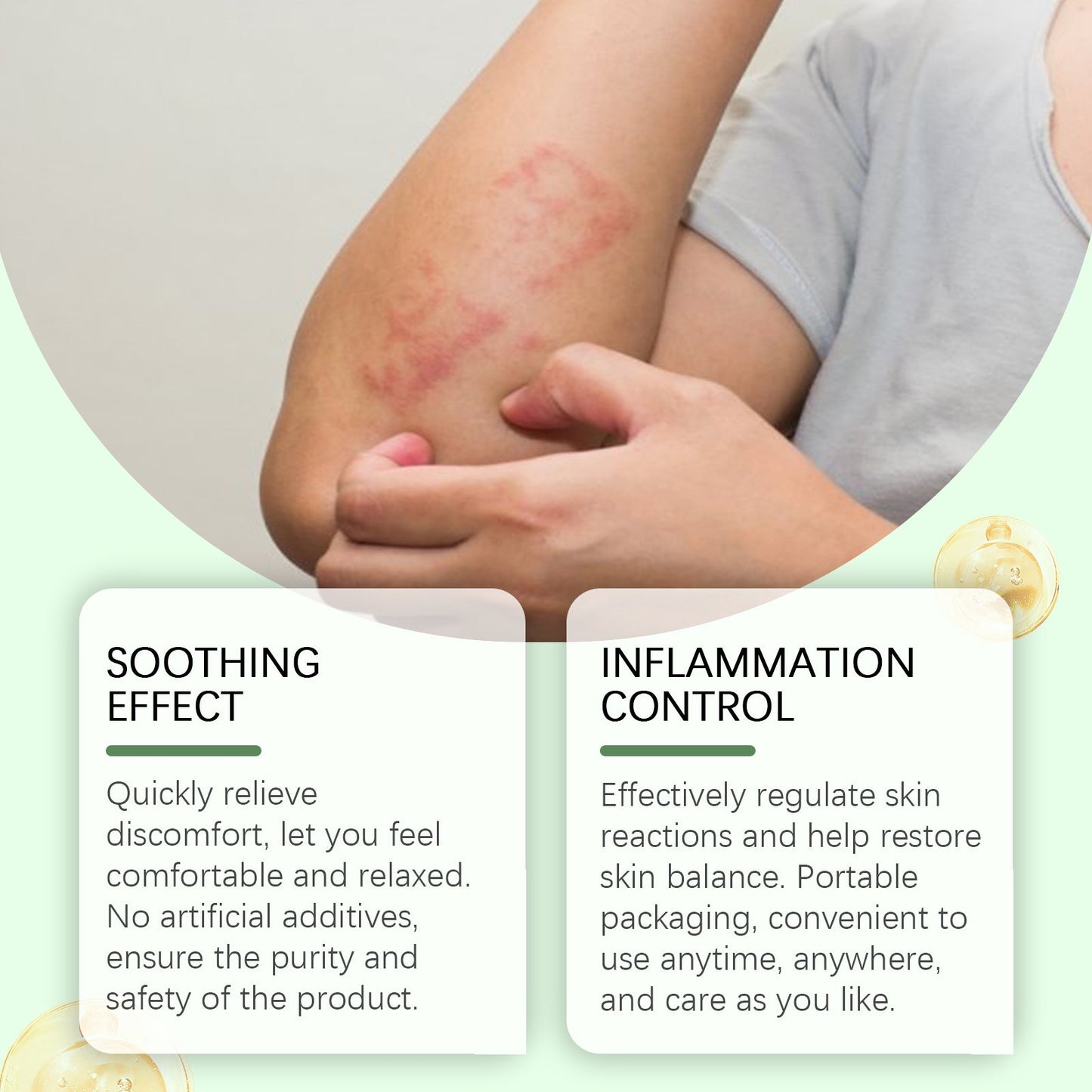 Herbal Skin Soothing Cream That Soothes And Nourishes Uncomfortable Skin With Body Skin Treatment Cream - Korvel
