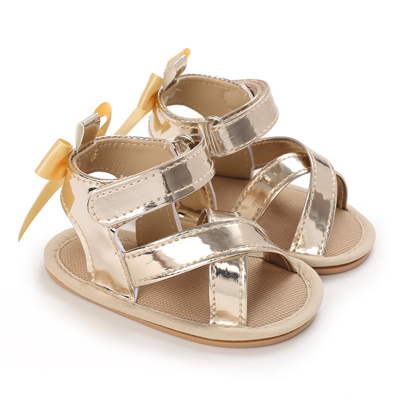 Summer 0-1 Year Old Baby Toddler Shoes Soft Bottom Wiping Empty Baby Shoes Breathable Sandals - Korvel
