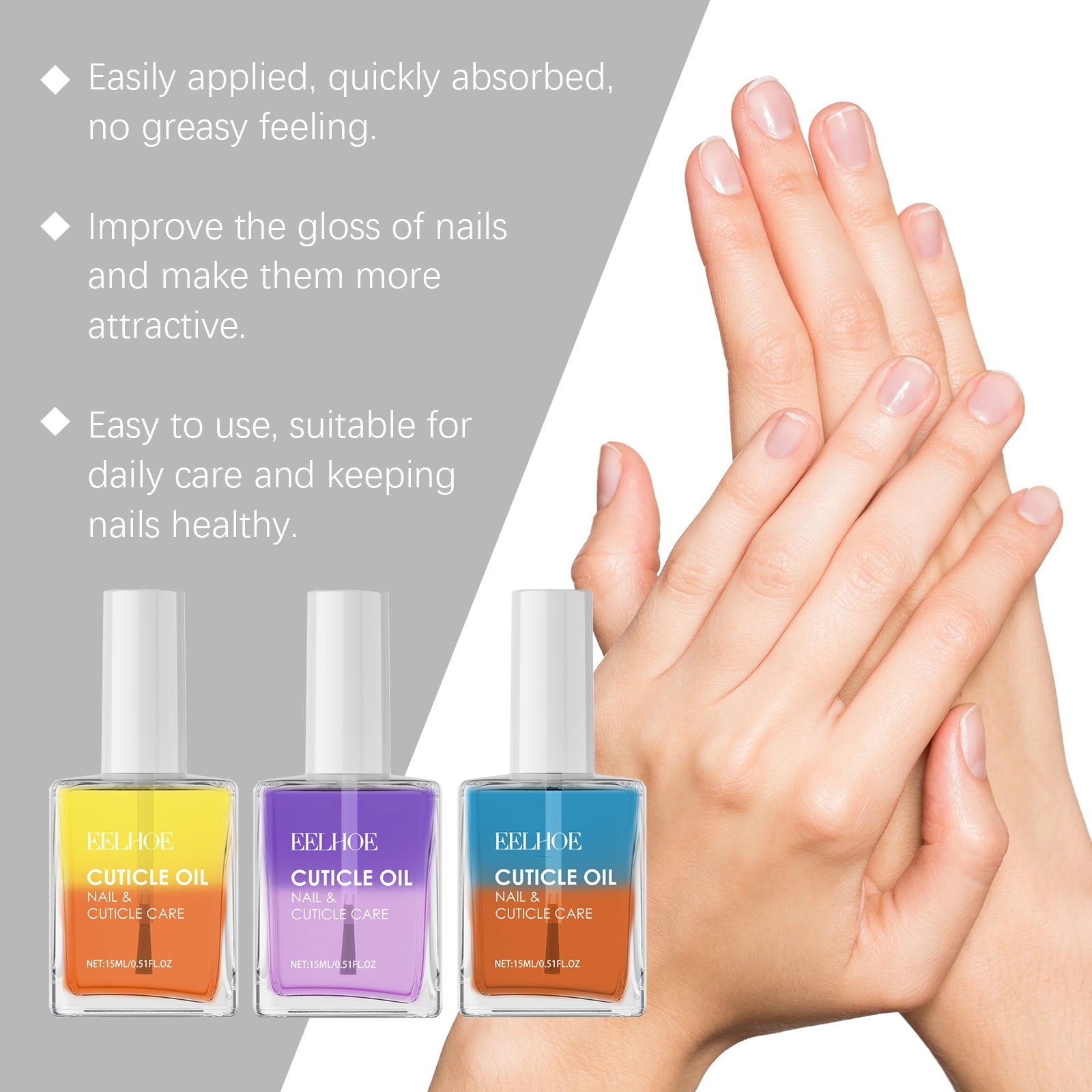 Double Nail Cuticle Oil Nail Cuticle Repair Moisturizing And Moisturizing Nail Treatment Oil - Korvel