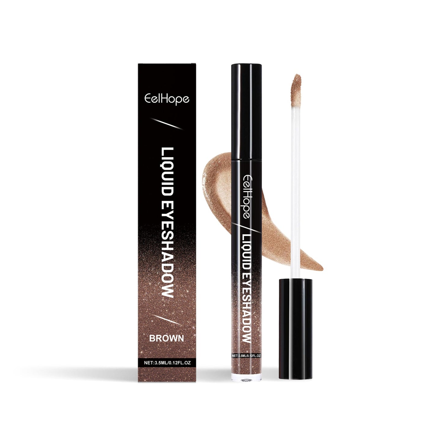 Glitter Eyeshadow Natural Color Top Up Everyday Makeup Easy Color Eye Shadow Lasting Shine - Korvel