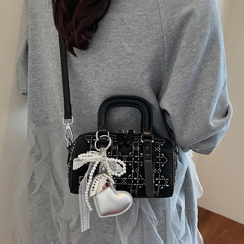 Bolsa Tote Cilíndrica Minimalista Estilo Coreano