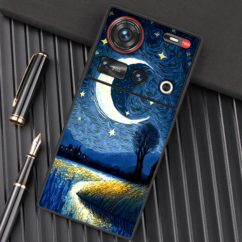 Coque en cuir Nubia Z70Sultra - Design classique ciel étoilé