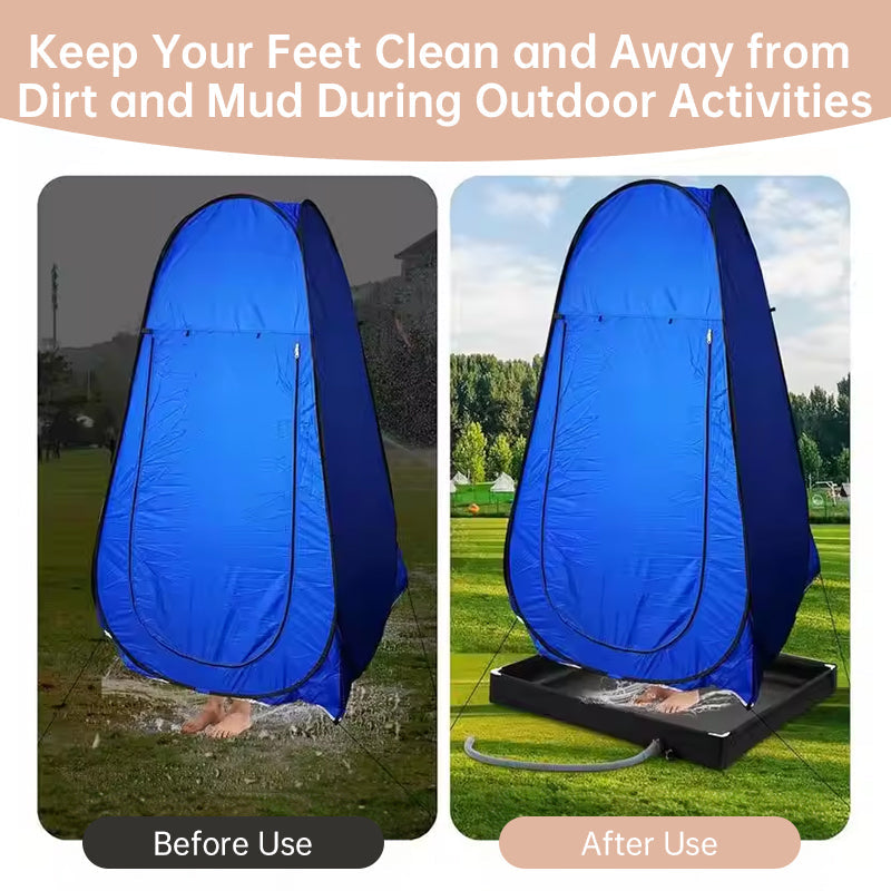 Base de Ducha Plegable para Camping al Aire Libre para Mascotas y Viajes