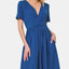 Robe DTY à manches courtes en surplis - Élégance et confort