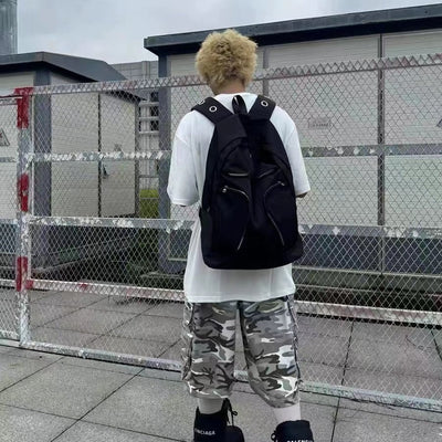 Nylon Multi-Pocket Tactical Large Capacity Backpack