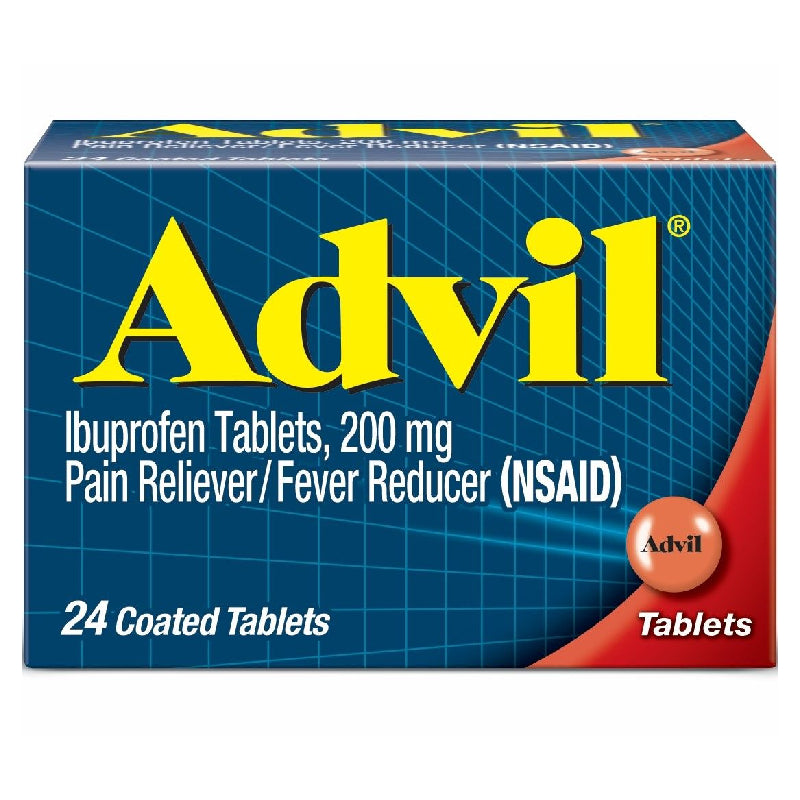 Advil Ibuprofen Pain Reliever, 200 Mg Coated Tablets