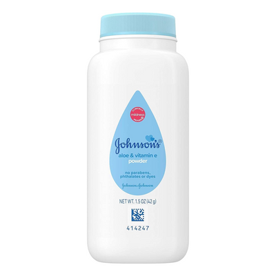 Polvo para Bebés Johnson's con Almidón de Maíz Puro, Aloe y Vitamina E