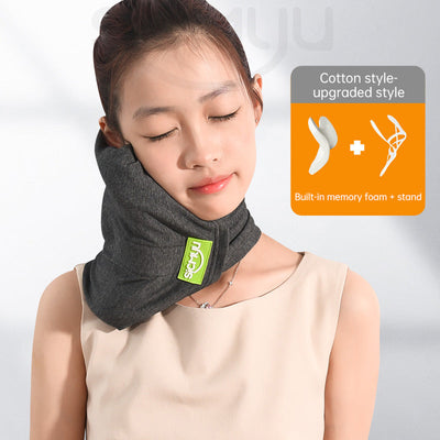 Premium Memory Foam Travel Pillow - Neck Support Cushion