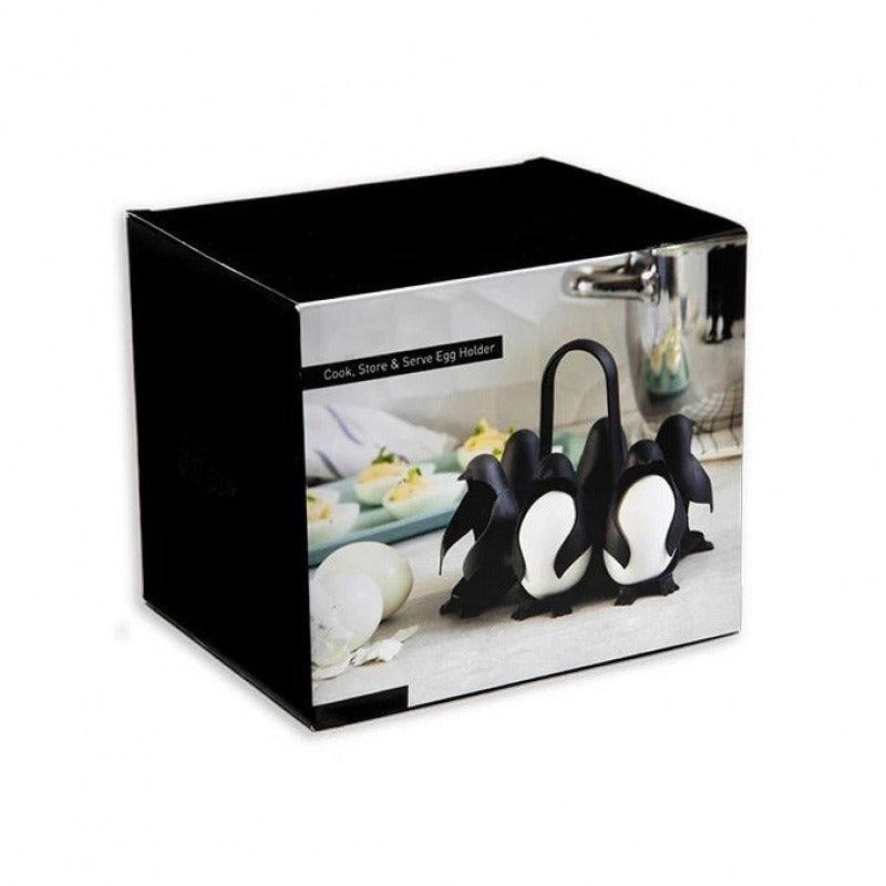 Creative and Cute Little Penguin Home Egg Cooking Device Egg Refrigerator Storage Combination Egg Holder God - Korvel
