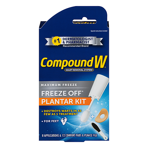 Sistema de eliminación de verrugas Compound W Maximum Freeze Off