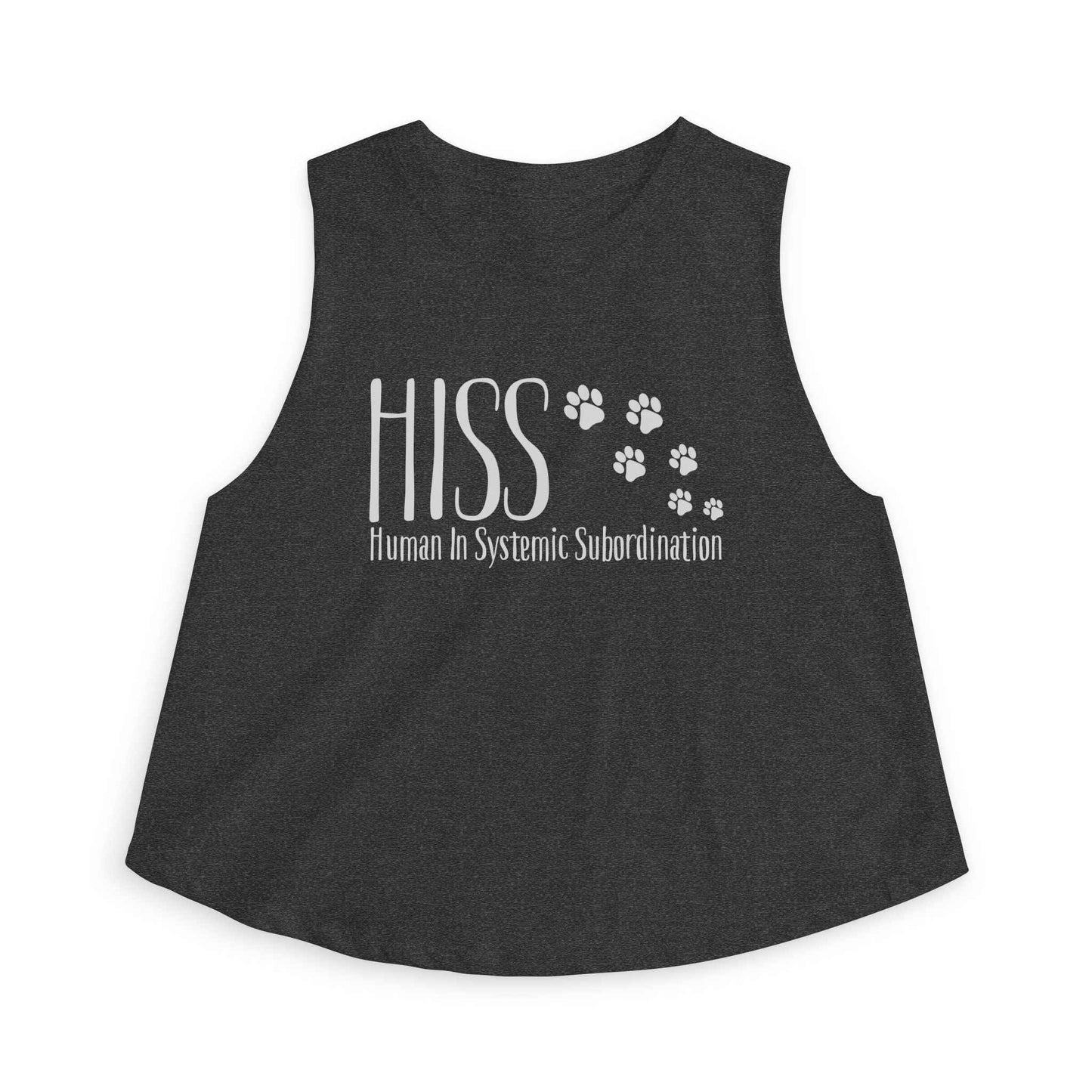 HISS Crop Tank – Playful Cat-Themed Crop Top