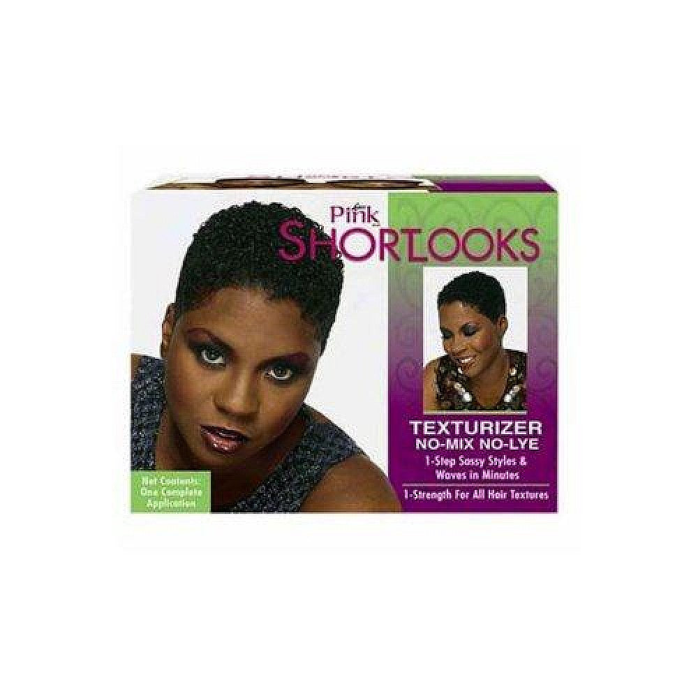 Kit de suavizante de rizos texturizador Shortlooks de Luster's Pink